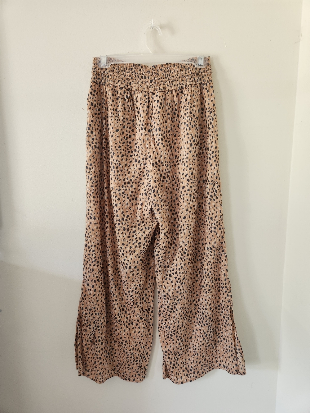 Abercrombie & Fitch Leopard Print Wide Leg Pants - Picture 6 of 9
